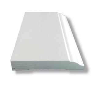 China Pvc Primed Colonial Baseboard Moulding Paintable Plastic on sale