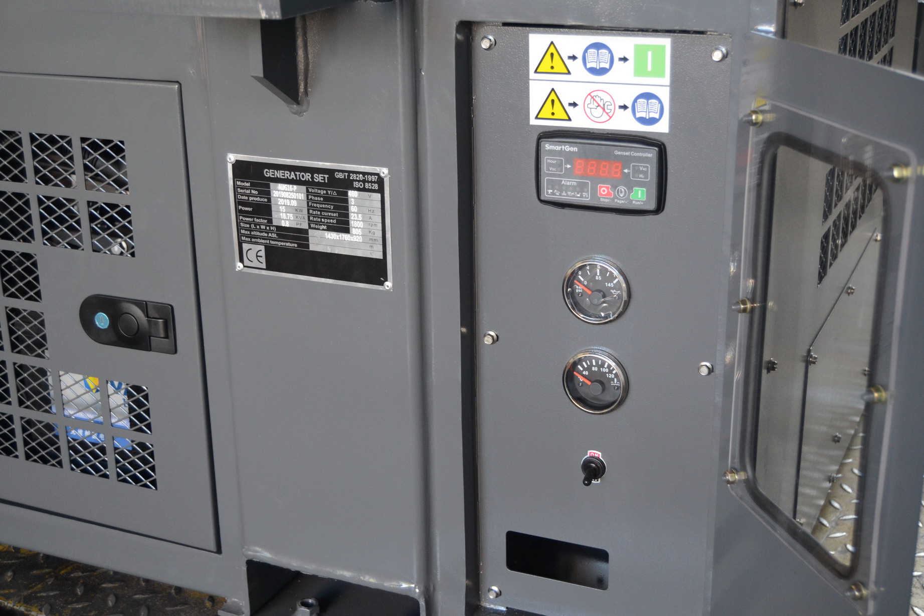 Underslung Genset For Reefer Container Generator 15kw Perkins Chinese Engine 230V