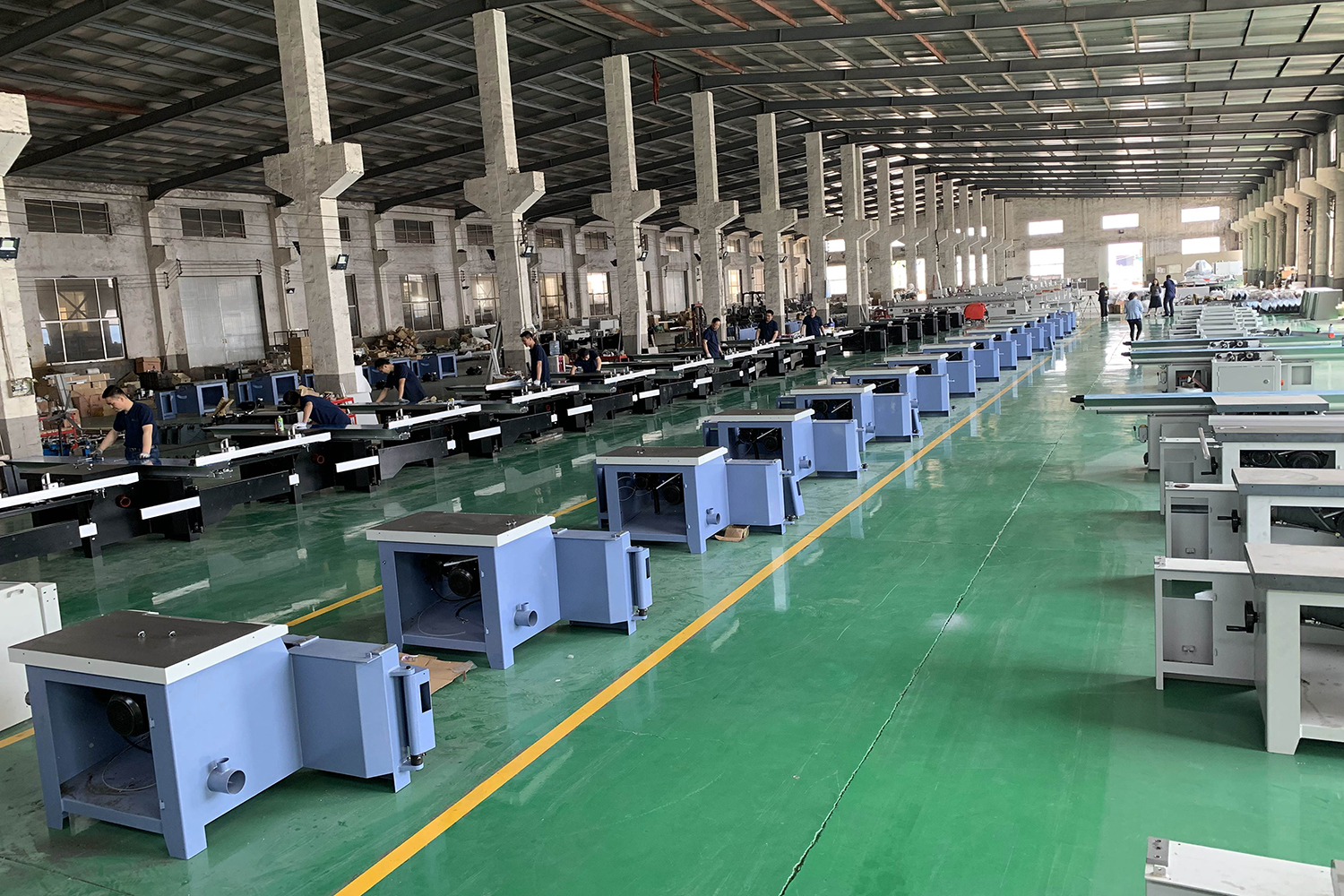 DT1000-6S OSETMAC Woodworking Sanding Machine for MDF Door Finishing and Refinishing
