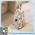 Newest Style Vintage Personality promotion Rhinestone Fish Brooches For Woman