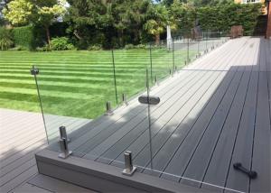 Quality Customzied 316s/s Frameless Glass Balustrade 304s.s Glass Railing For Swimming Pool for sale