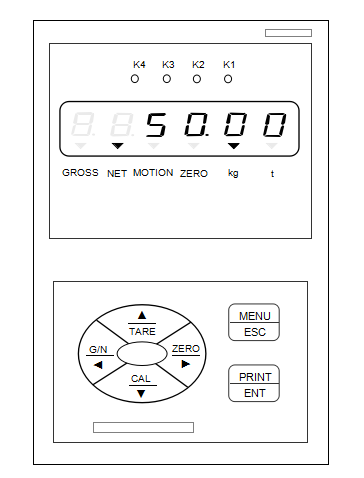 Dust Proof Batch Weighing Controller