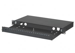 Quality 24port FC Slidable Fiber Optic Terminal Box , Fiber Patch Panel for SC Adapter for sale