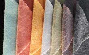 Quality Solid Dyed Polyester Brushed French Terry Fleece Fabric For Hoodies for sale