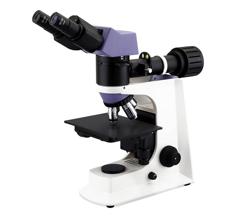 50X - 500X Binocular Metallurgical Microscope 500X Halogen OPTO-EDU A13.2605-A
