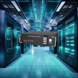 Quality Solar Storage Rackmount Lifepo4 Battery Rechargeable BMS 5.12kwh for sale