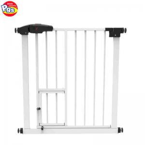 China EN1930 Extendable Pet Safety Gate , Multiscene Iron Gate For Stairs on sale
