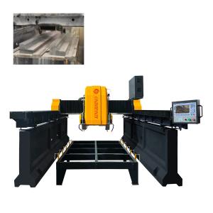 CNC Bridge Stone Linear Cutting Machine 15kw with 1700X3500mm Trolley