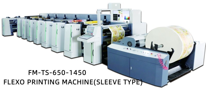 Eco-Friendly Packaging Sleeve Type Flexo Printing Machine for Food and Healthcare Industry