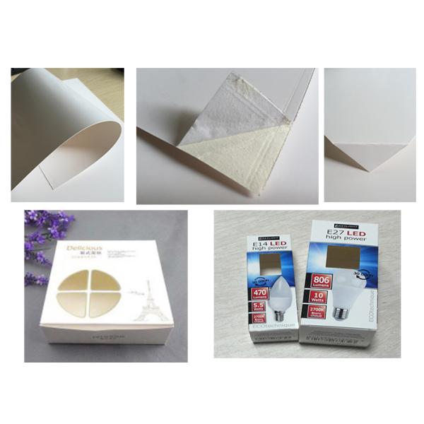 High Stiffness Greeting Card Sheets , Glossy Cardboard Sheets Folded