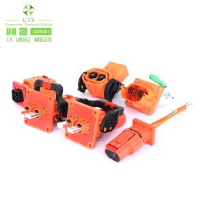 Quality HV PA66 125A 150A 2pin 3pin Electric Vehicle Battery Connectors Plug / Socket for sale