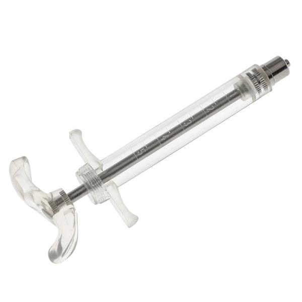 5ml Reusable Plastic-Steel Veterinary Syringe with Accurate Scale for Animal Vaccination