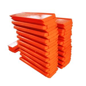 Quality Orange Red Polyurethane Snow Plow Edge Blade High Wear Resistant for sale