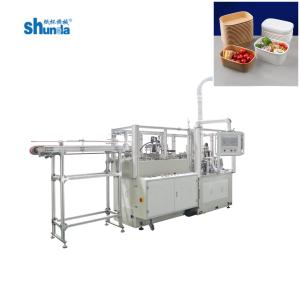 Quality Fast Speed Automatic Intelligent Rectangular Food Paper Bowl Making Machine for sale