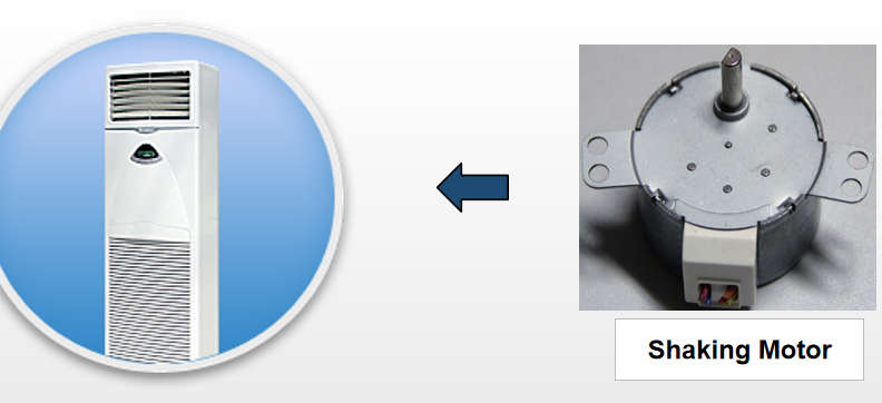 12V 4 Phase Permanent Magnet Stepper Motor with 7.5° Step Angle for Fan Shaking and Home Appliances