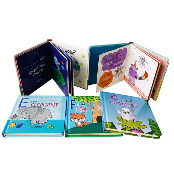 Reusable Hardbound CMYK Color Cardboard Book Printing
