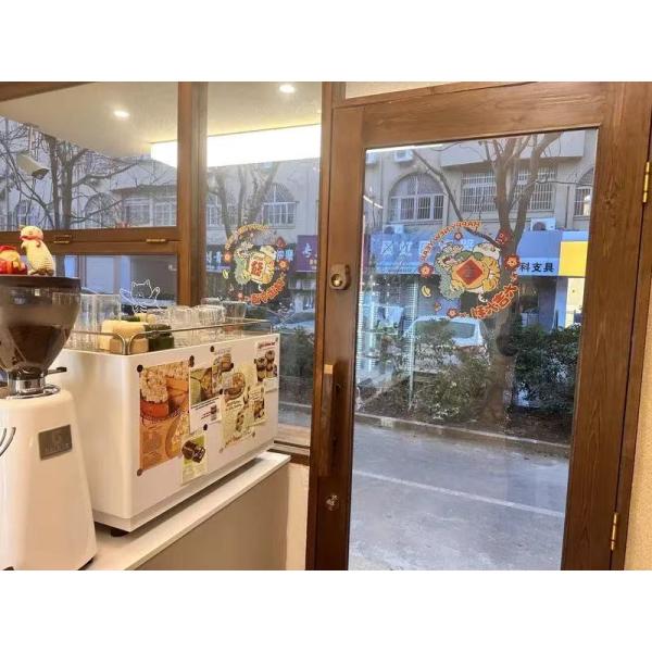 Modern Aluminum Vertical Folding Window, Push up Fold up Glass Folding Window