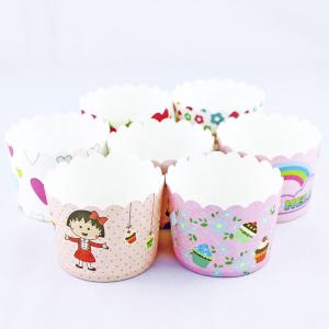 China Paper Cupcake Bakery Packaging Box Stamping Printing Biodegradable Case on sale