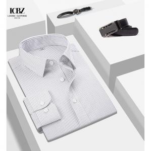 China Men's Formal White Dress Shirts with French Cuffs and Full Sleeves in Casual Style on sale