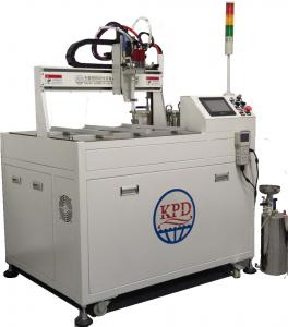 China Standalone PU Epoxy Resin Crystal Doming Machine for Two-Part Component Material on sale
