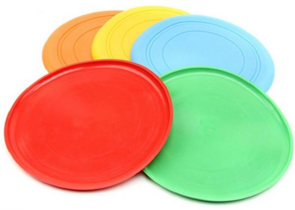 Buy 18cm TPR Frisbee Plastic Pet Toys Throwing Flying Disc Multi Color Dog Training at wholesale prices