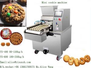 China Chocolate chunk cookies depositor machine Rainbow Chocolate chip cookies machine Jenny butter cookie production line on sale
