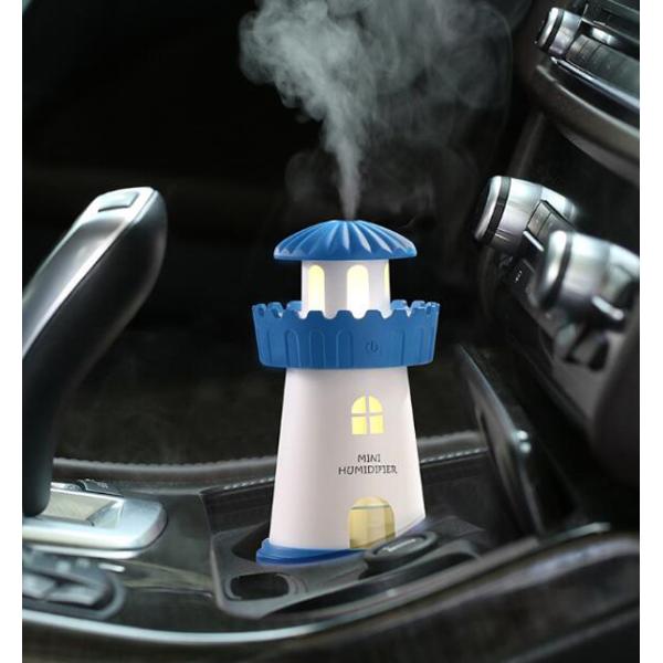 New Arrival Home Use Creative 150ml OEM USB Mini Lighthouse Air Humidifier