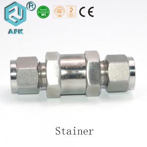China SS 6mm  In Line Gas Strainers High Pressure Applied To Liquid Gas on sale