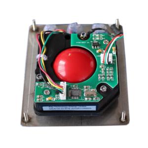 3 mouse buttons IP65 military resin trackball moudle with metal panel