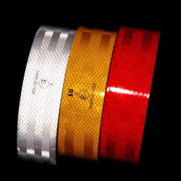 High Visibility Micro Prismatic Retro Reflective Tape Sticker ECE 104R