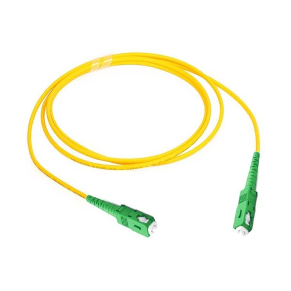 Customized Length Simplex Fiber Optic Patch Cord Single Mode Sc Fiber Jumper 5m