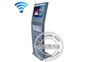China 15inch Touch Screen Interactive Kiosk Newspaper Stand Kiosk support 3G, WIFI Internet Connection on sale