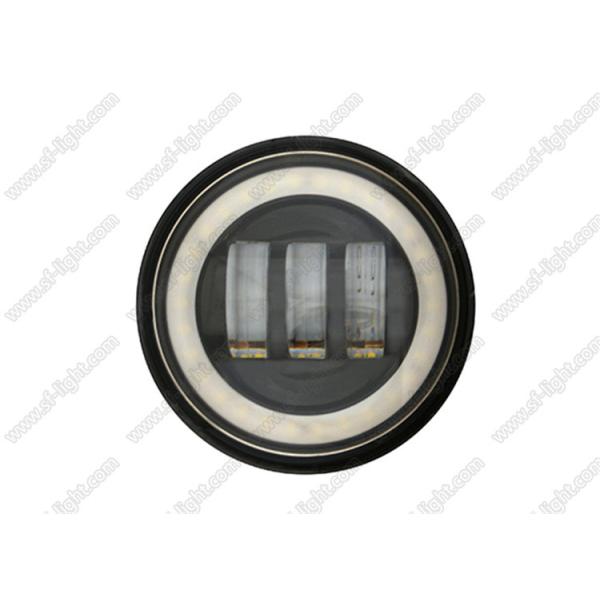 4.5 Inch Round LED Driving Lights , IP68 Motorcycle Fog Lights Kit For Harley