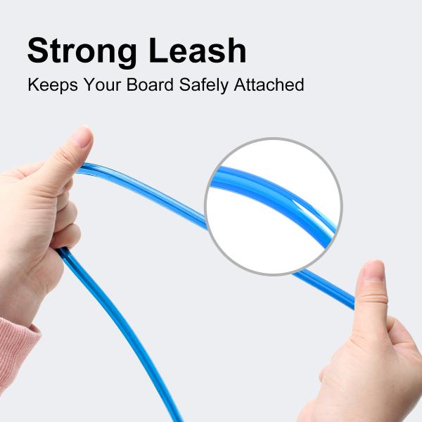 Single Layer Padded Wrist Strap Surfing Leash Cuff for Lakes Rivers Needs