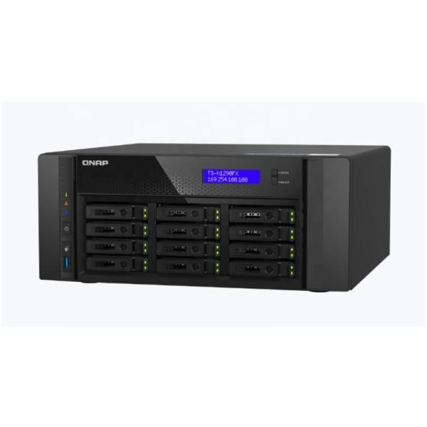 New Original TS-h1290FX Networked Storage 12-bay U.2 NVMe SATA NAS support U.2 NVMe PCIe Gen 4 / SATA SSD
