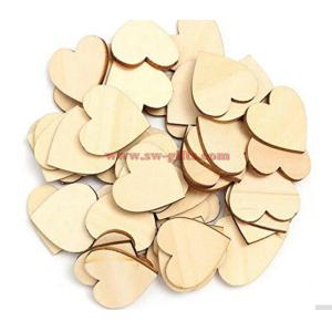 Buy cheap Wooden Heart Kids Birthday Party Supplies Diy Scrapbook Craft Wedding Decoration from wholesalers