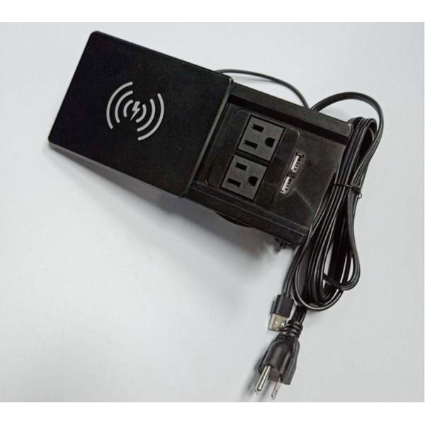 Creative Multi - Function Conference Table Socket / Wireless Charging Socket
