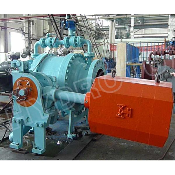DN 50 - 1000 mm Motorized Flanged Globe Valve / Spherical Valve for high head hydro turbine
