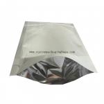 Reusable Plastic Food Packaging Bags Front Clear Window Laminated Foil Zipper
