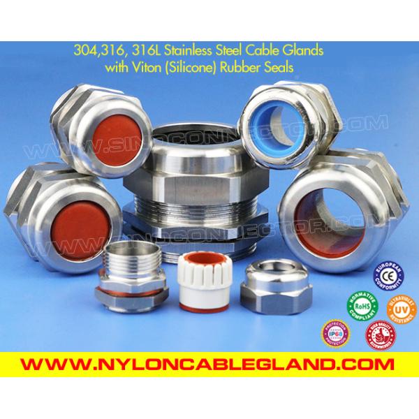 NPT Type IP68 Waterproof SS Stainless Steel Dome Cable Glands with (Silicone) Seals
