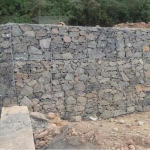 Quality Galvanization 60x80mm 3mm Welded Gabion Baskets for sale