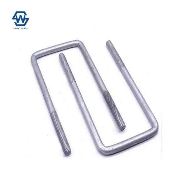 Hot Galvanizing/Dacromet U Bolt Electric Power Fittings Auto Part Trailer Pipe Clamp High Strength Square U Bolt