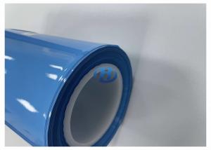 China 40 μm Blue HDPE Film, UV Cured Silicone Coating Film, Without Silicone Transfer, No Residuals on sale