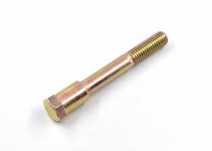 Yellow Zinc Plated Custom Screws Bolts Stainless Hex Bolts With Round Neck
