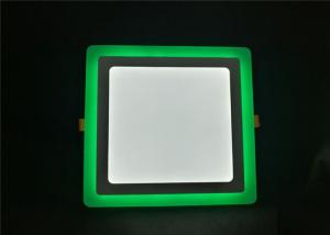 Concealed Square Two Color LED Panel Light , Commercial Color Led Recessed Lights
