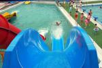 Indoor / Outdoor Fiberglass Water Slides Games For Kids / Family Holiday Resort