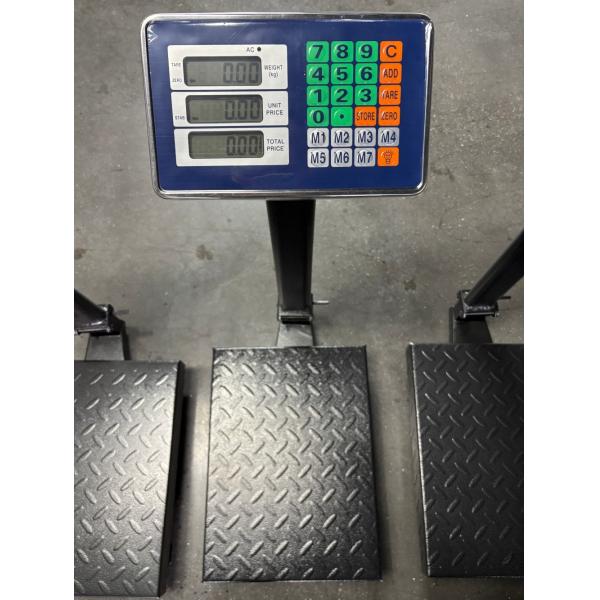 Stainless Steel Pocket Scale 300kg Capacity 10g Accuracy Weighing Platform OEM Customized with Weight Measuring Function