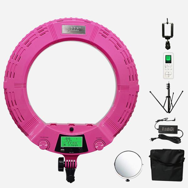 48W 18 Inch LED Ring Light 3200K 5500K LED Filling Lamp LCD Display Tattoo Set