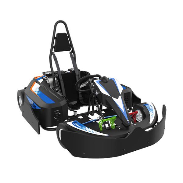 48 Volt Professional Mini Racing Go Karts 4000W Alloy Steel Frame
