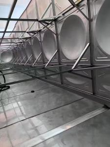 Quality Food grade Stainless Steel Water Storage Tank Hot Pressed Panel metal Drinking welded ss 304 sectional for sale